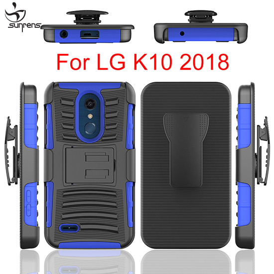 Rugged Holster Cases for LG K10 2018