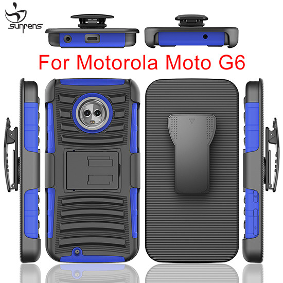 Rugged Holster Cases for Motorola G6