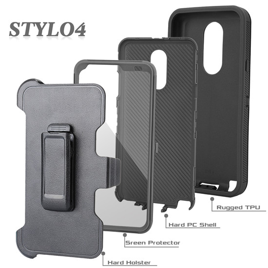 Defender Holster Case for  LG stylo4