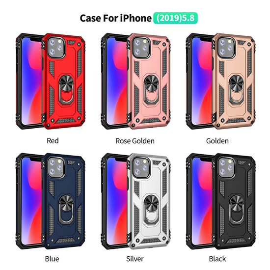 Magnetic stand ring case for iPhone11