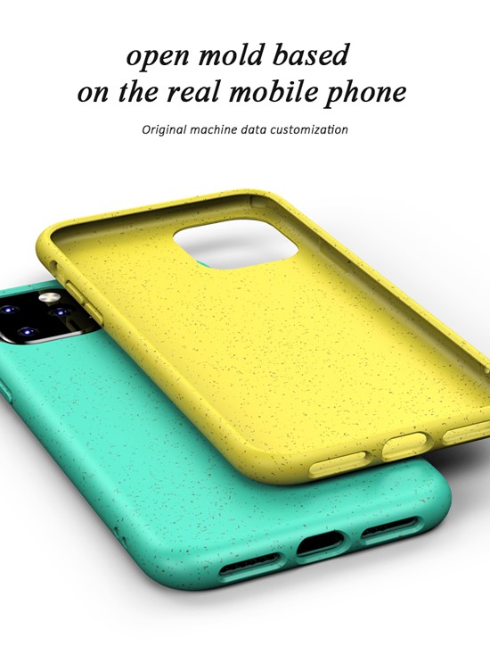 Biodegradable wheat straw case for iPhone11pro