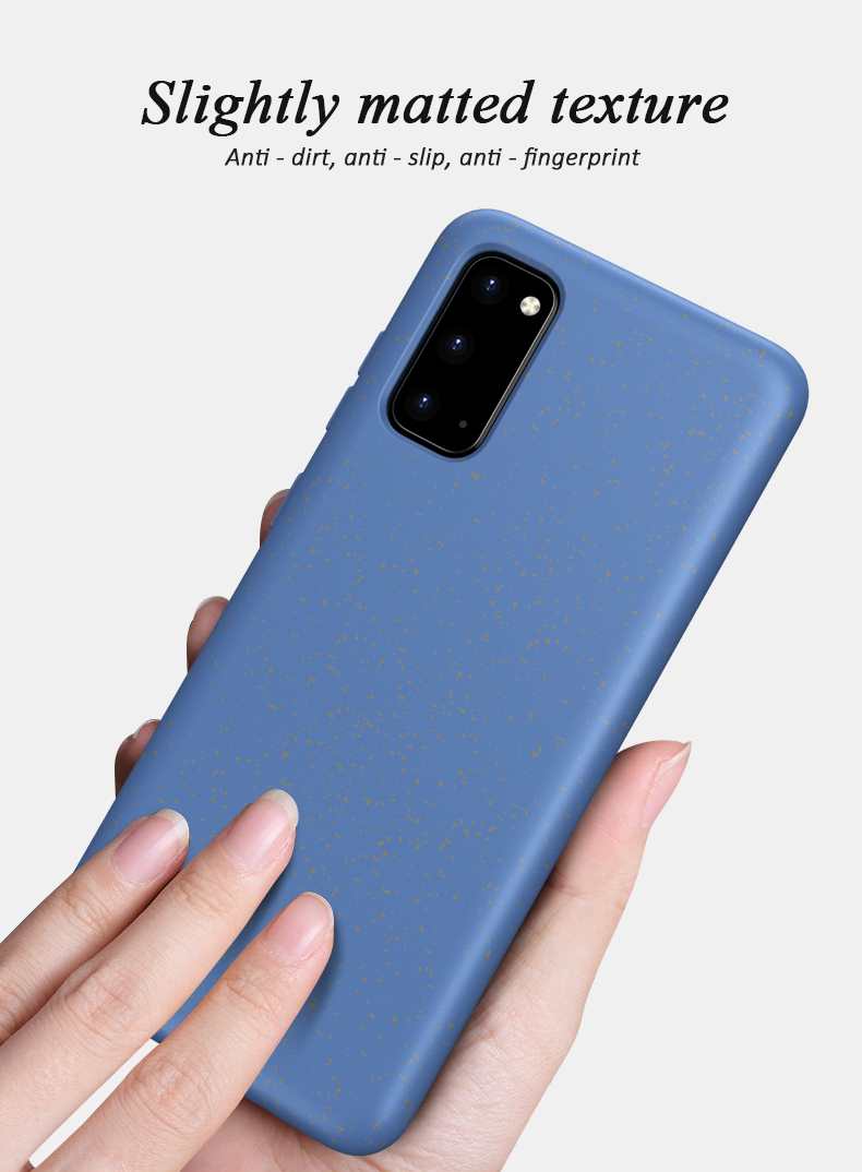 Biodegradable wheat straw case for S20