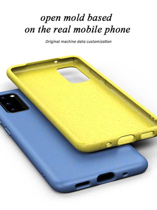 Biodegradable wheat straw case for S20
