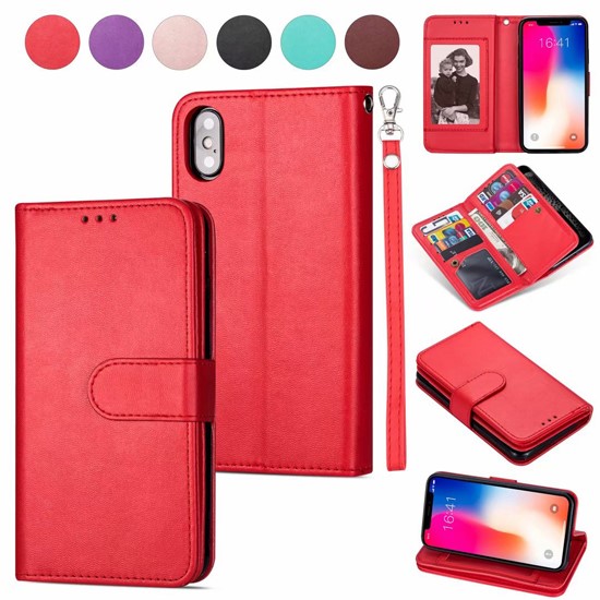 Wallet leather case for iPhonemax