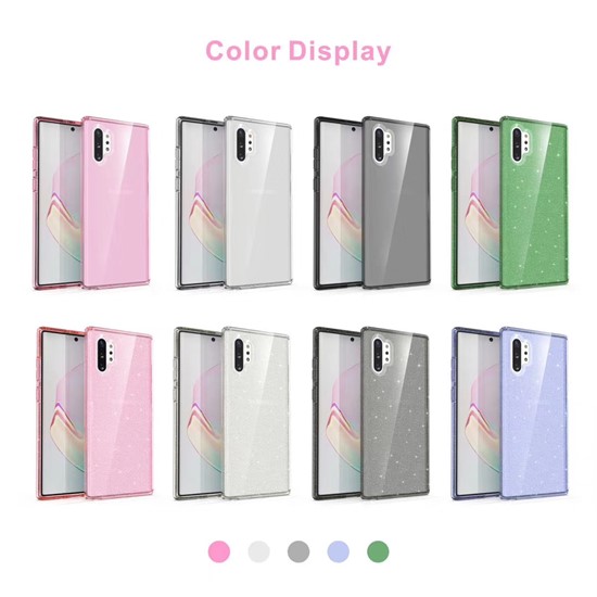 Glitter hybrid case for note10