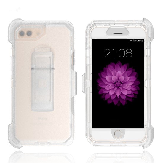 Transparent defender case for iPhone7plus