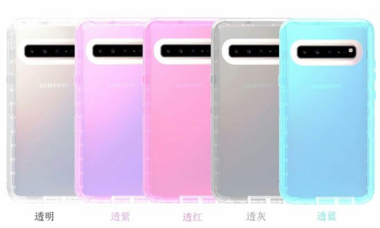 Transparent defender case for Sam galaxy S10