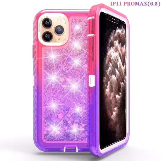 Gradient liquid defender case for iPhone11