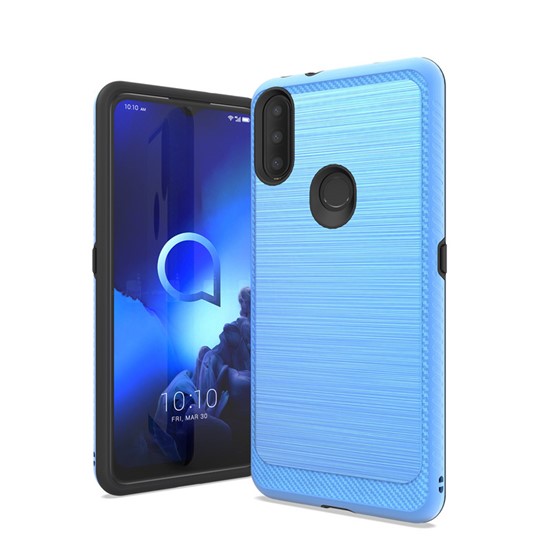 Brushed metal case for Alcatel 3V 2019