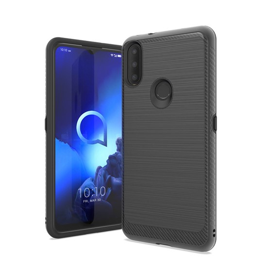 Brushed metal case for Alcatel 3V 2019