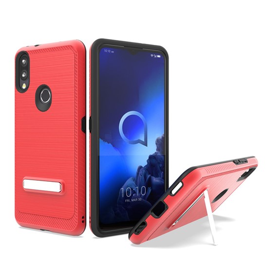 Brushed metal stand case for 3V 2019