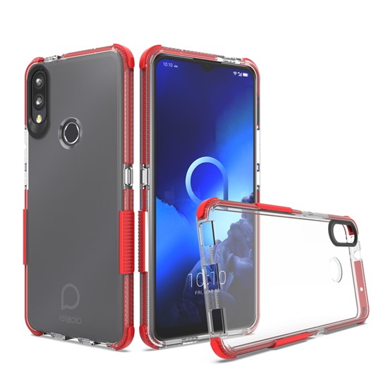 Clear soft hybrid case for Alcatel 3V2019