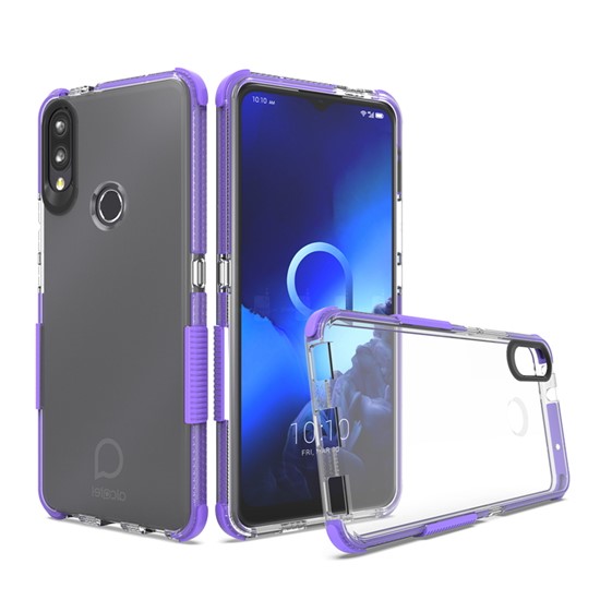 Clear soft hybrid case for Alcatel 3V2019