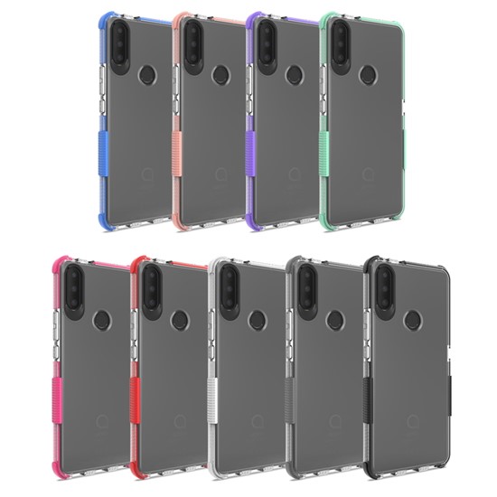 Clear soft hybrid case for Alcatel 3V2019