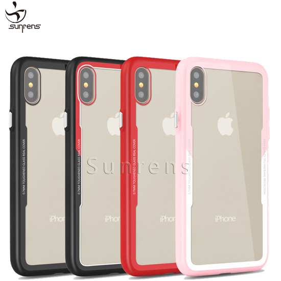 Hybrid Tempered Glass Case for iPhoneXS/X XR XSMAX