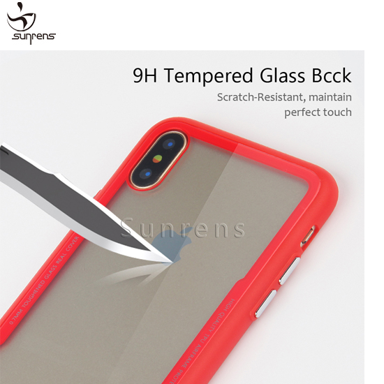 Hybrid Tempered Glass Case for iPhoneXS/X XR XSMAX