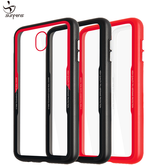 Hybrid Tempered Glass Case for J7pro J5pro J3 pro