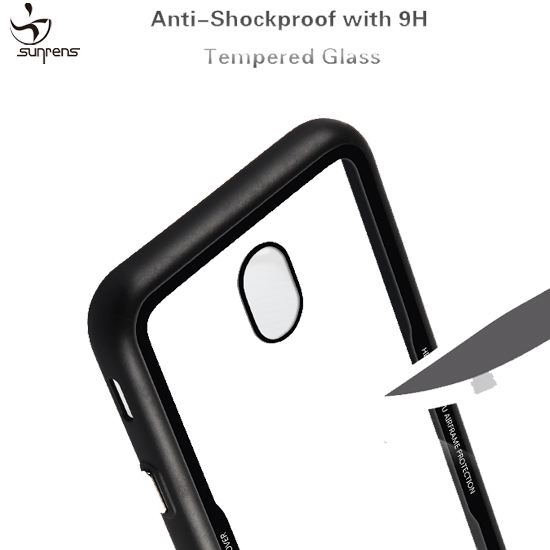 Hybrid Tempered Glass Case for J7pro J5pro J3 pro