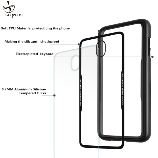 Hybrid Tempered Glass Case for J7pro J5pro J3 pro